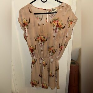 Show Me Your MuMu Western Romper